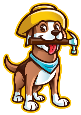 SALTY DOG mascot wht ol